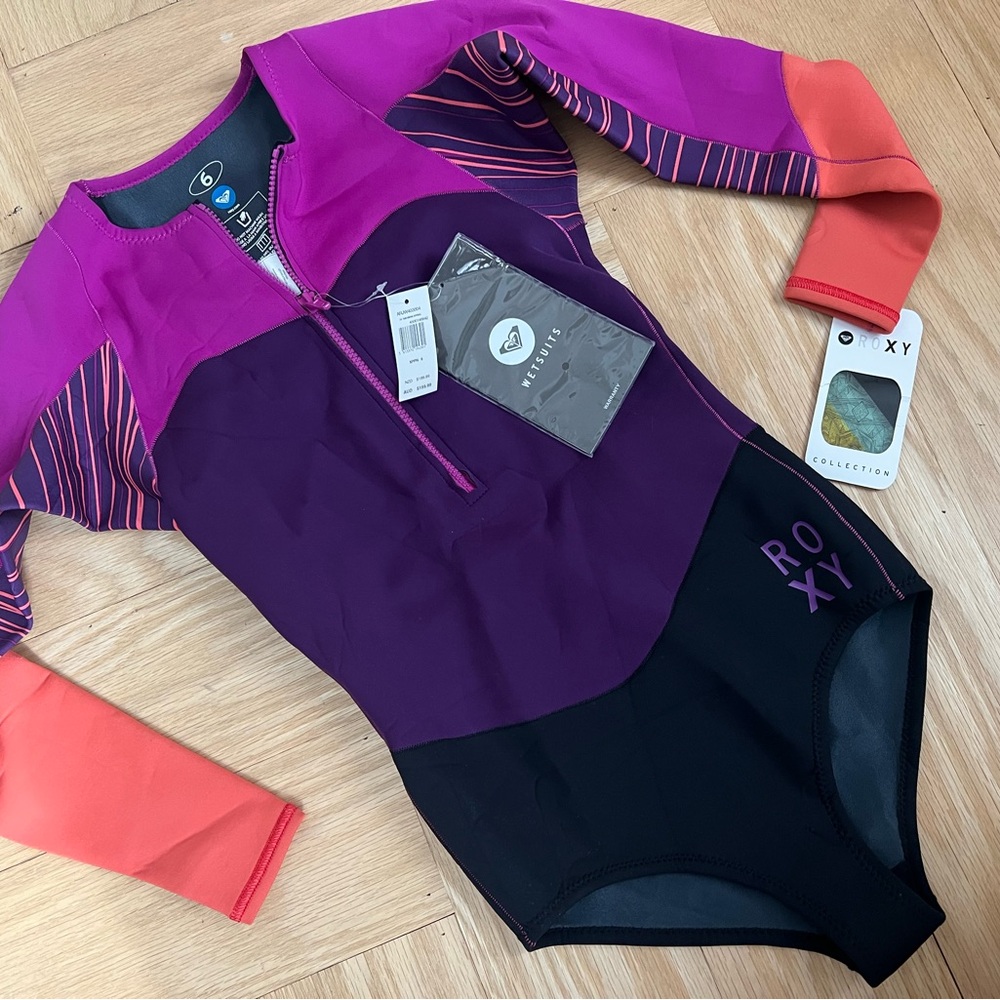 Roxy Women's One Piece - Purple, Pink, and Orange